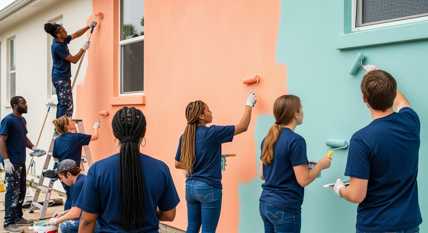 Especialidade de Pintura de Paredes Exteriores